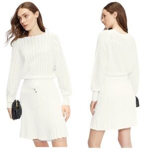 Ted Baker | Briyele Pointelle Knit Dress in Ivory